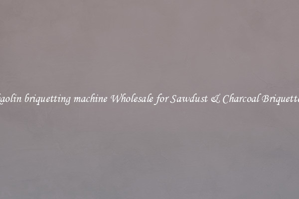  kaolin briquetting machine Wholesale for Sawdust & Charcoal Briquettes 