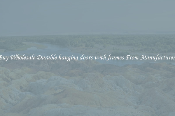 Buy Wholesale Durable hanging doors with frames From Manufacturers
