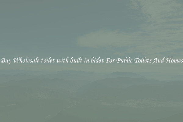 Buy Wholesale toilet with built in bidet For Public Toilets And Homes