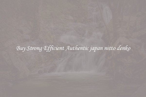 Buy Strong Efficient Authentic japan nitto denko